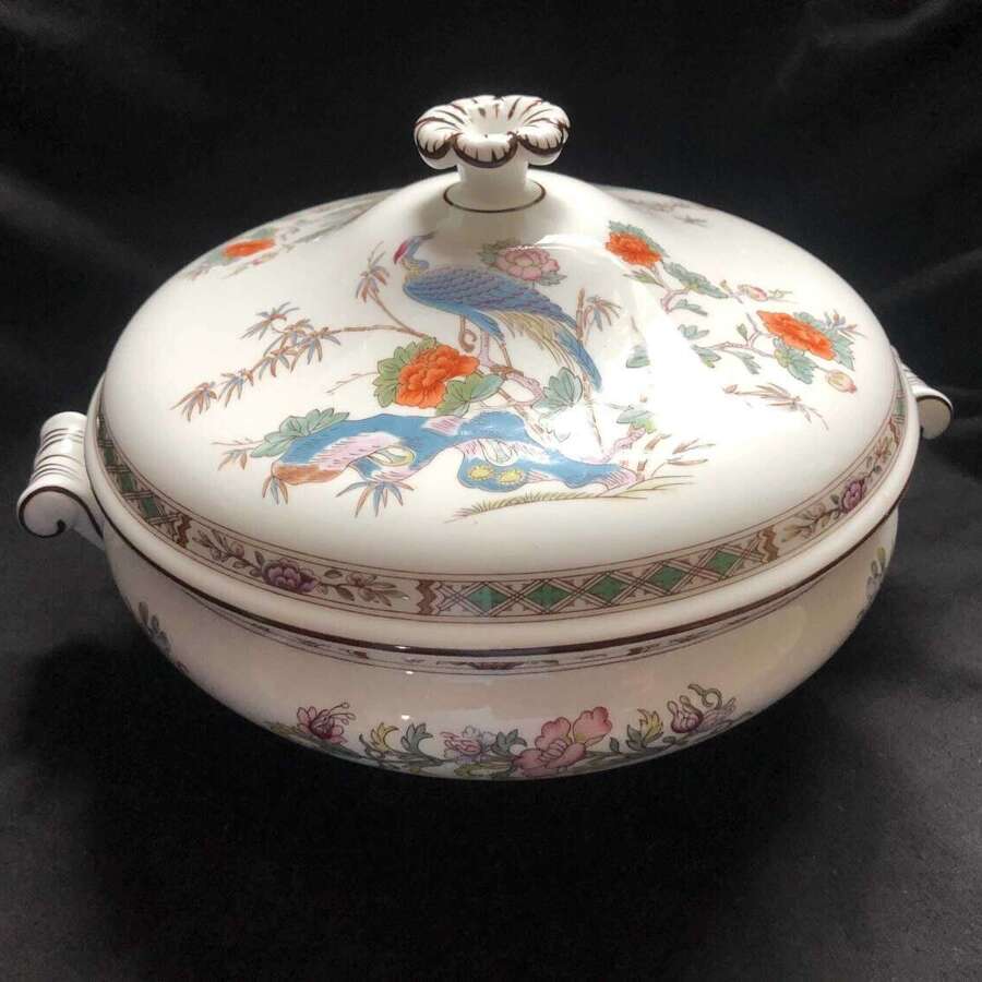 Wedgwood Kutani Crane R4464   Lidded Vegetable Tureen A1 Condition