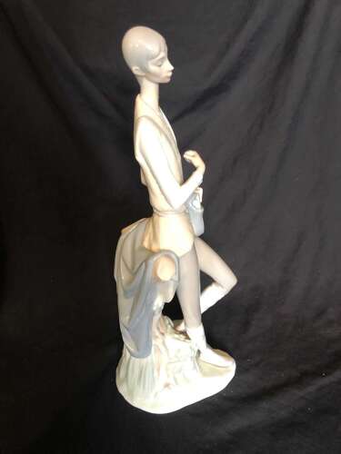 Rare %26 Retired Lladro Figurine * Del Monte Boy #1050 Good Condition