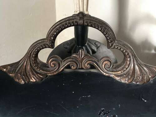 Victorian Painted Coal Scuttle And Shovel