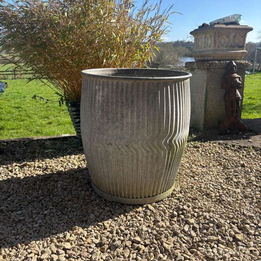 Vintage Galvanised Dolly Tub Garden Planter Quality Original The Popula Tub