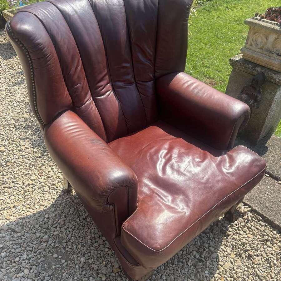 Tetrad Blake Tan Brown Leather Armchair Good Condition