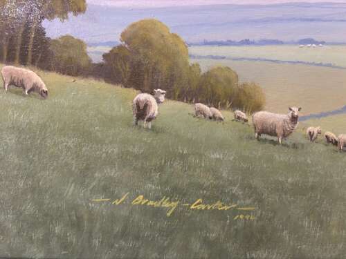 NICK Bradley Carter RA OIL ON BOARD 