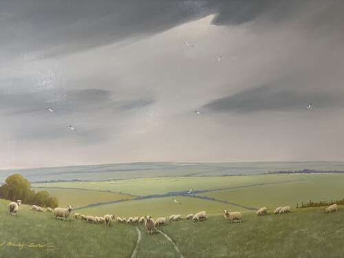 NICK Bradley Carter RA OIL ON BOARD 