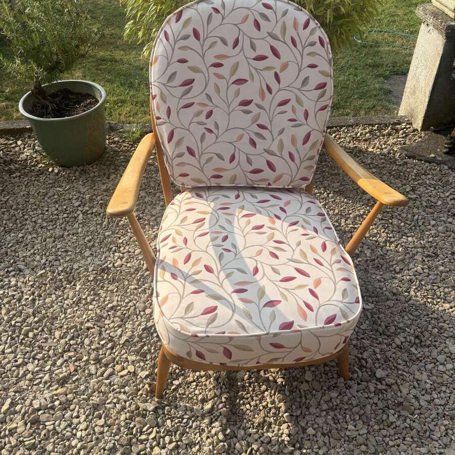 Ercol Windsor Easy Chair Model 203 Blonde finish